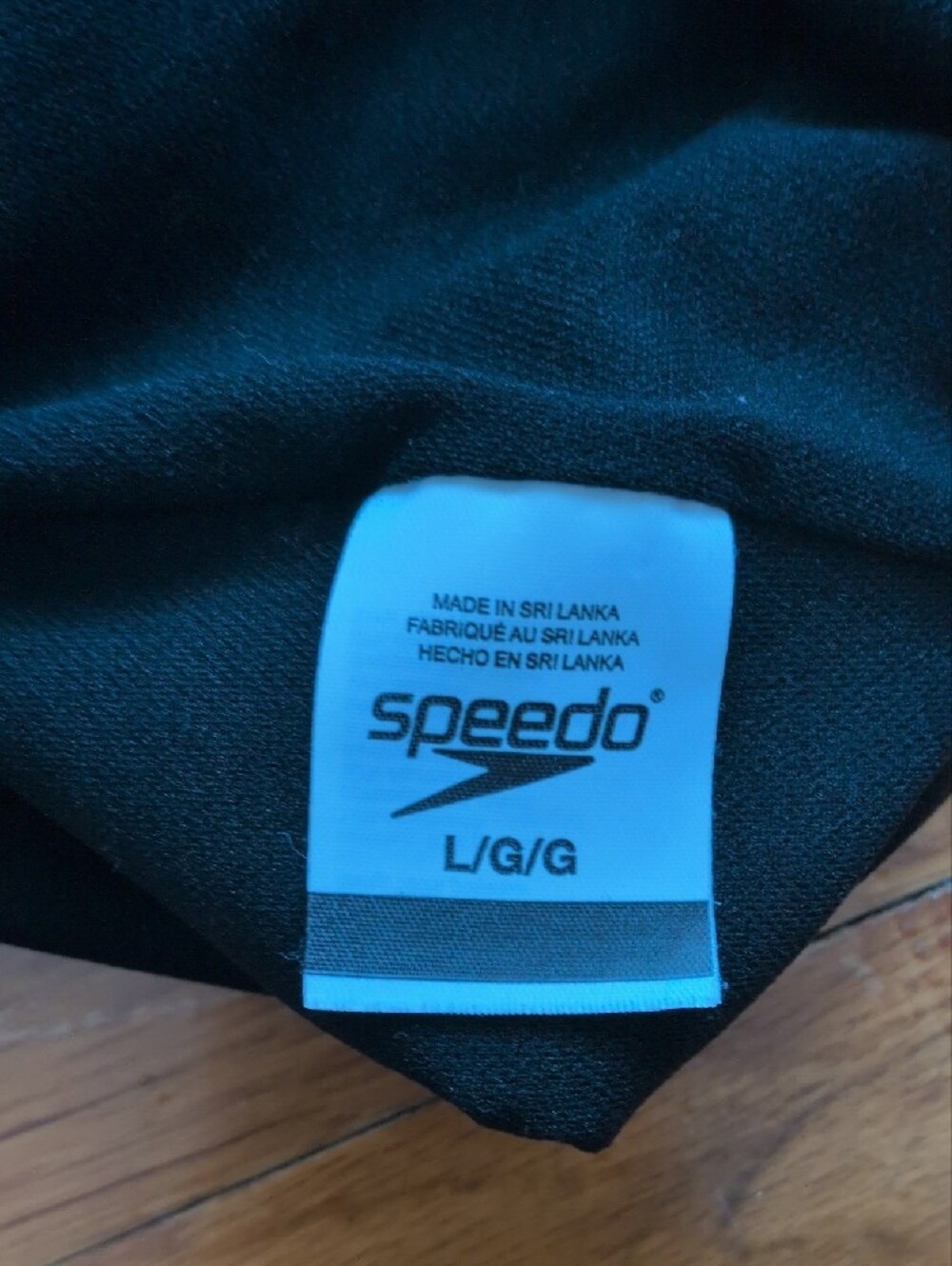 Speedo Plum and Black Athletic One-Piece Swimsuit - Picture 3 of 3